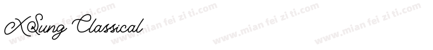 XSung Classical字体转换